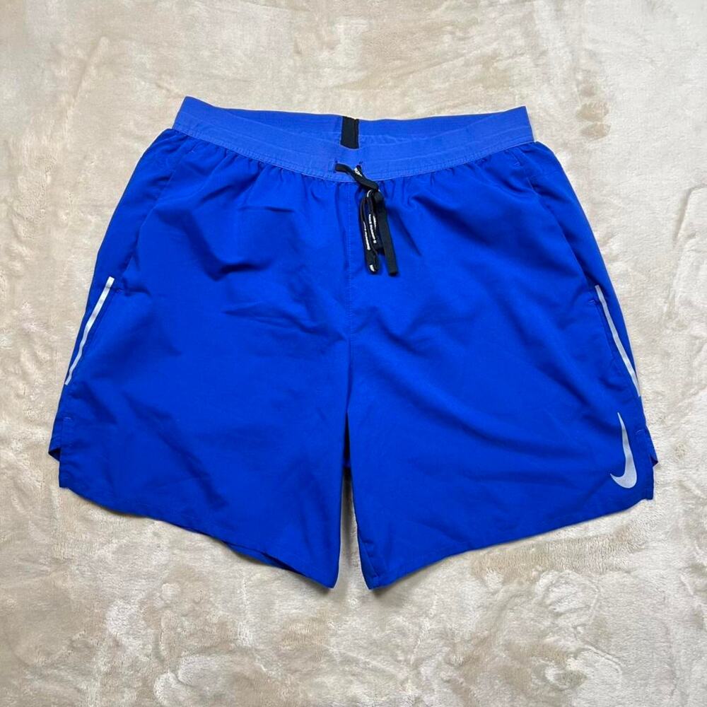 Nike Dri-Fit Lightweight Running Shorts Royal Blue Size Large